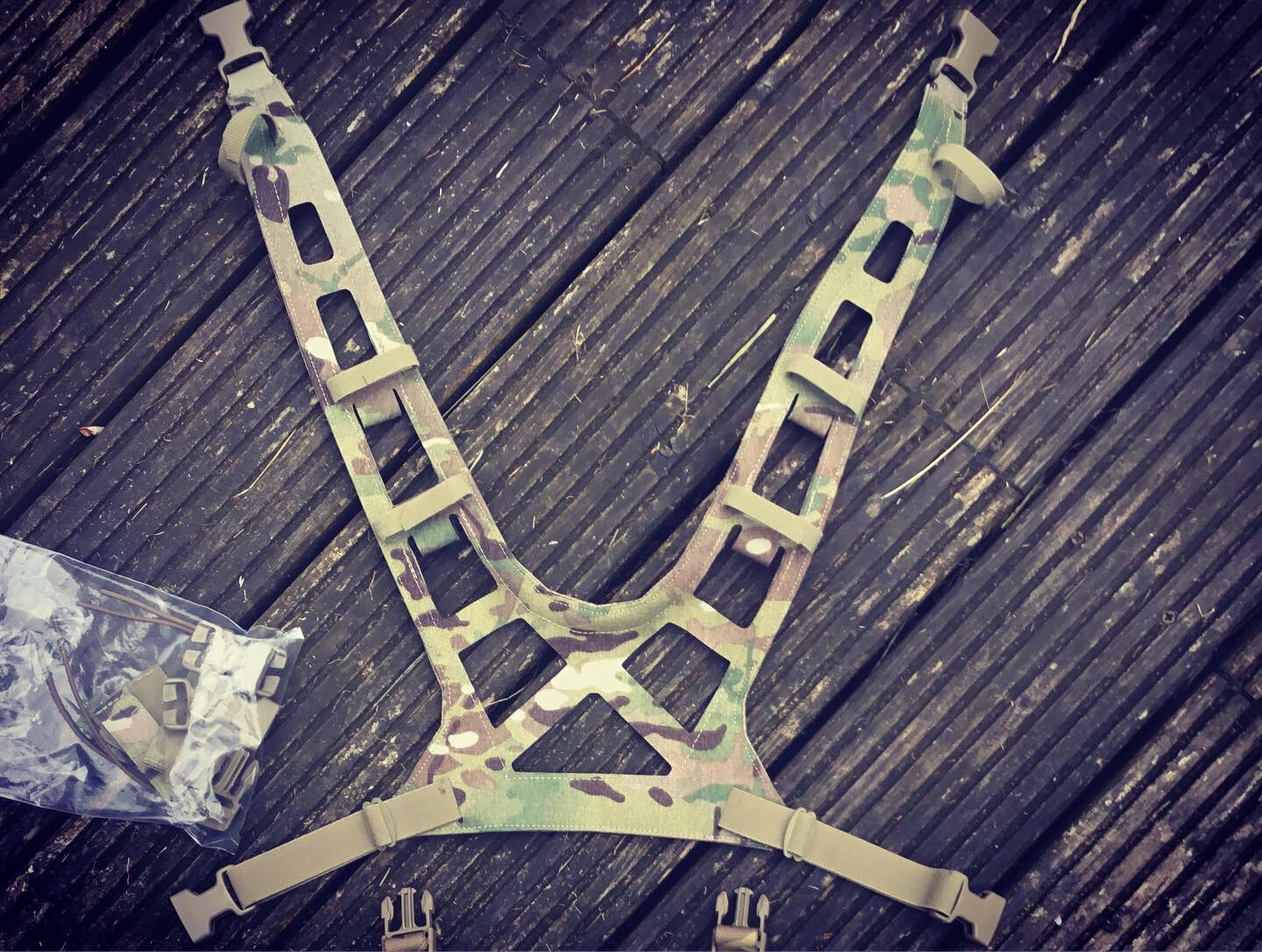 Crye Precision AirLite Convertible Chest Rig – Black, One Size, Made In USA
